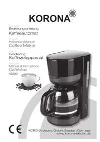 Notice KORONA 10233 Koffiemachine