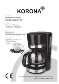 Notice KORONA 10232 Koffiemachine