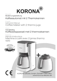 Notice KORONA 10310 Koffiemachine