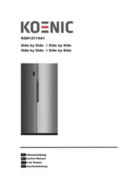 Notice Koenic KDD 12116 A1 Fridge