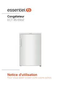 Notice ESSENTIELB ECT 8555B2 Congélateur