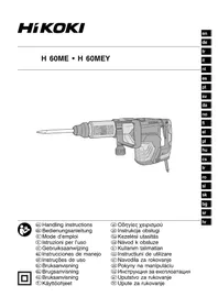 Notice HiKOKI H 60ME Ciocan demolator