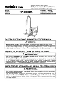 METABO RP 3608DA - Aspiradora