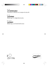 Notice Meradiso IAN 73551 Lit d'air