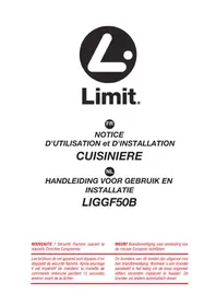 Notice Limit LIGGF50B Fornuis