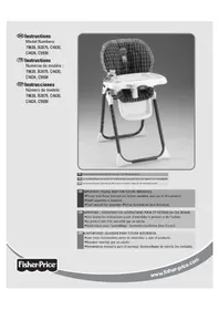 Notice FISHER-PRICE C4634 Chaise haute