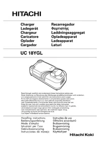 Notice HITACHI UC 18YGL Batterioplader