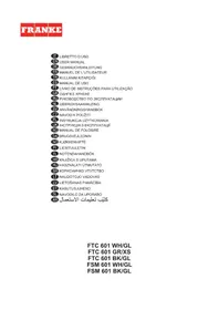 Notice FRANKE FSM 601 BKGL Hotte