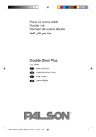 Notice PALSON DOUBLE STEEL PLUS 30993 Cuisinière