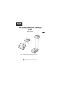 Notice TANITA SC330 Balance
