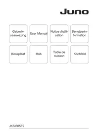 Notice JUNO JKSI605F9 Cooker