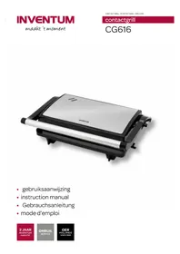 Notice INVENTUM CG616 Plaque de grill