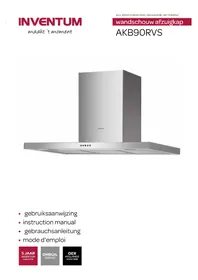 Notice INVENTUM AKB90RVS Hotte