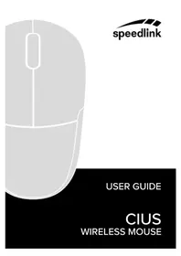 Notice Speedlink CIUS SL630014BE Souris