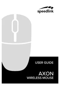 Notice Speedlink AXON SL630004BK Souris