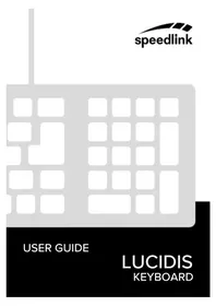 Notice Speedlink LUCIDIS SL6431BK Clavier