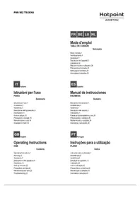 Notice HOTPOINT-ARISTON PHN 962 TSIXHA Cuisinière