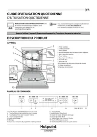 Notice HOTPOINT-ARISTON HBC 3C26 F X Lave-vaisselle