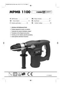 Notice Meister Craft MPMB 1100 Perceuse