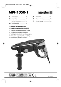 Notice Meister Craft MPH10501 Perceuse