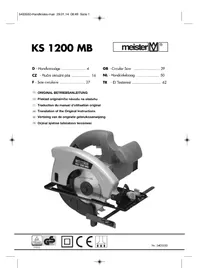 Notice Meister Craft KS 1200 MB Scie