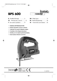 Notice Meister Craft BPS 600 Scie
