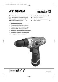 Notice Meister Craft AS108VLM Perceuse