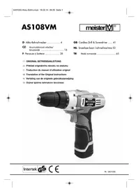 Notice Meister Craft AS108VM Perceuse