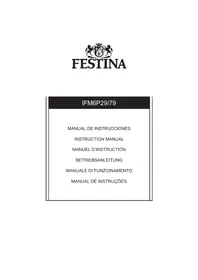 Notice FESTINA F16284 Montre
