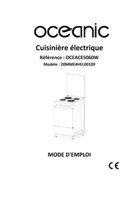 OCEANIC OCEACE5060W - Cuisinière