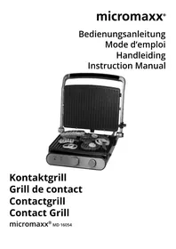 Notice Micromaxx MD 16054 Grillplatte