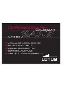 Notice Lotus 10112 Montre