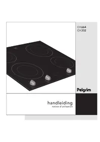 Notice Pelgrim IDK664ONY Fornuis