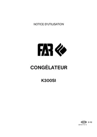 Notice FAR K300SI Congélateur