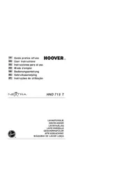 Notice HOOVER HND 715T86S Vaatwassers