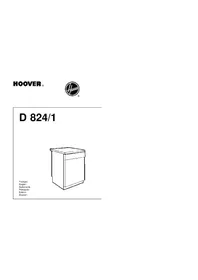 Notice HOOVER D8241021 Vaatwassers