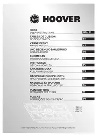 Notice HOOVER HGH74SQCP X Cocina