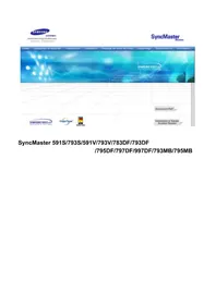 SAMSUNG SyncMaster 793MB - Monitor