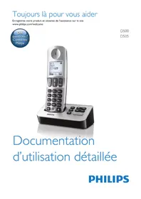 Notice PHILIPS D5002B Téléphone fixe