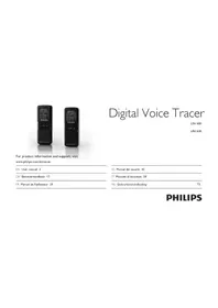 Notice PHILIPS VOICE TRACER LFH0620 Enregistreur audio