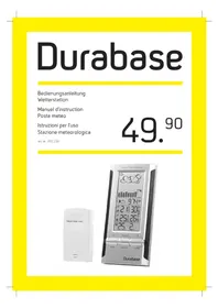 Notice DURABASE 7611.258 Station Météo