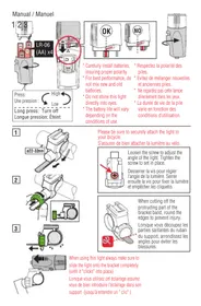 Notice CAT EYE HLEL520 Lampe vélo