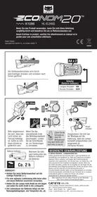 Notice CAT EYE ECONOM 20 HLEL345G Lampe vélo