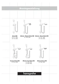 Notice Hansgrohe SELECTA CLASSIC Pomme de douche