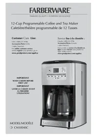 Notice Farberware CM3004SC Coffee machine
