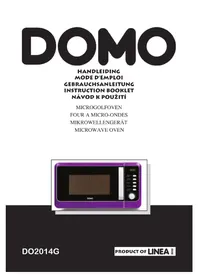 Notice DOMO DO2014G Micro-ondes