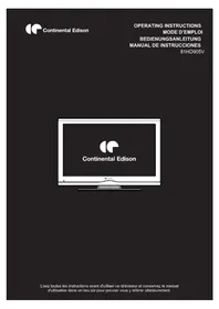 Notice CONTINENTAL EDISON 81HD905V Fernsehen