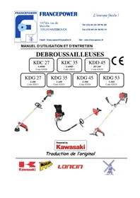 Notice Francepower KDC 47 Coupe-herbe