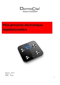 Notice DOMOCLIP DOS116 Balance