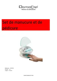 Notice DOMOCLIP DOM311 Set manicure et pedicure